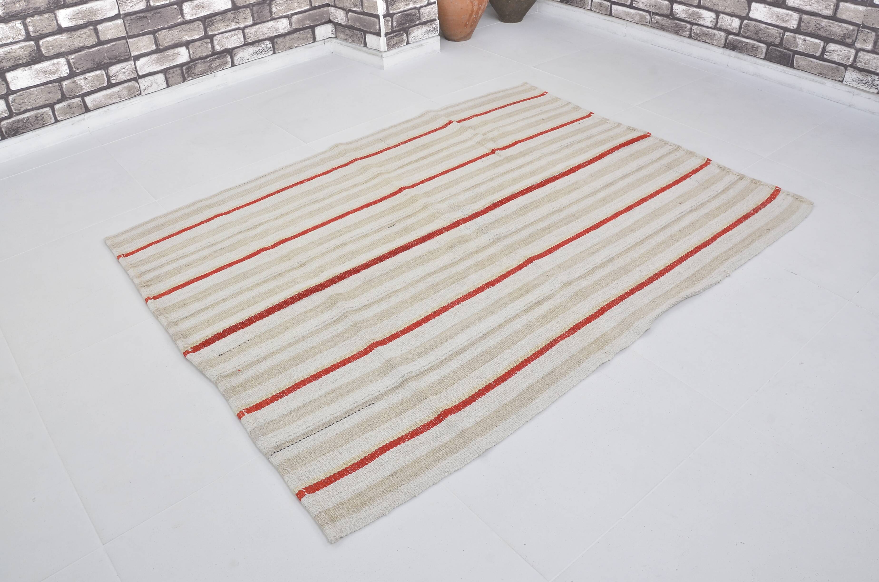 Vintage Handwoven Hemp Kilim Rug sku 3670