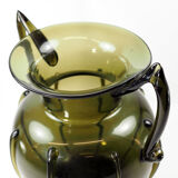 Art deco glass vase by Vittorio Zecchin for Cappellin Venini, 1920s