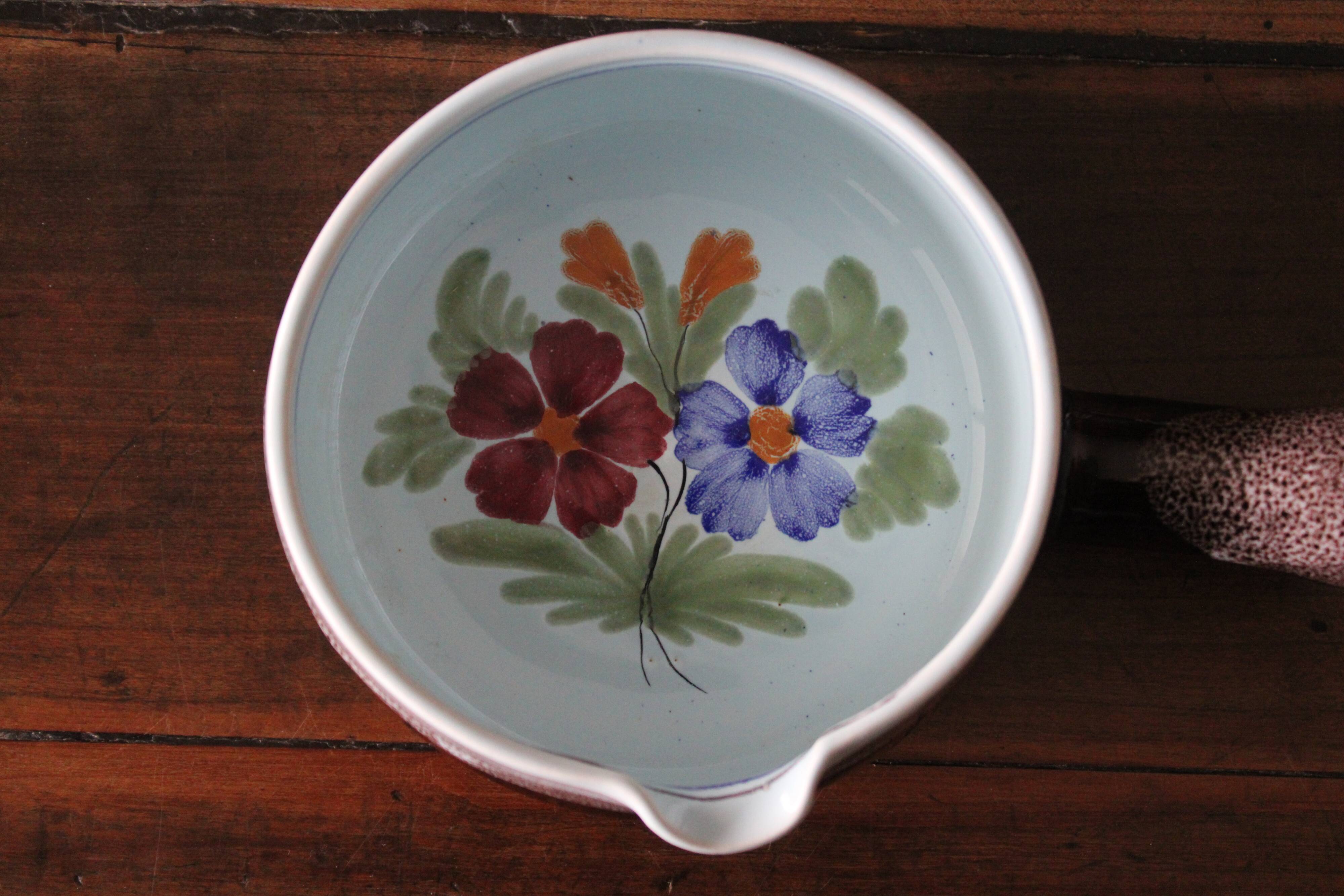 Set of 9 handmade ceramic pans