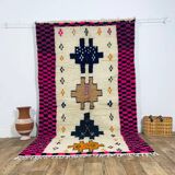 Handmade Moroccan Berber rug 257 X 150 CM
