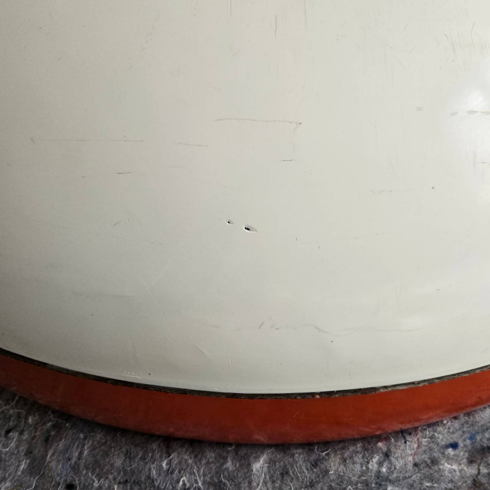 Vintage rocking chair 1960 Charles Zublena Les Plastiques de Bourgogne 60s