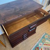 Vintage wooden architect's professional furniture