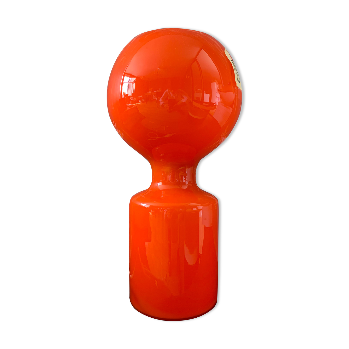 Philips Jean Paul Edmond lamp, 1970, orange Tobruk model