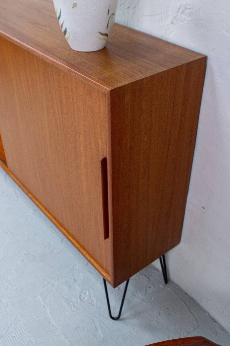 Mid-Century Teak Sideboard by WK Möbel, Denmark, 1960s