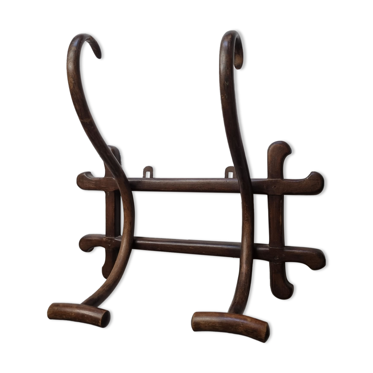 Coat rack 1900 in curved beech, Jacob & Josef Kohn, Vienna