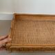 Vintage rattan basket