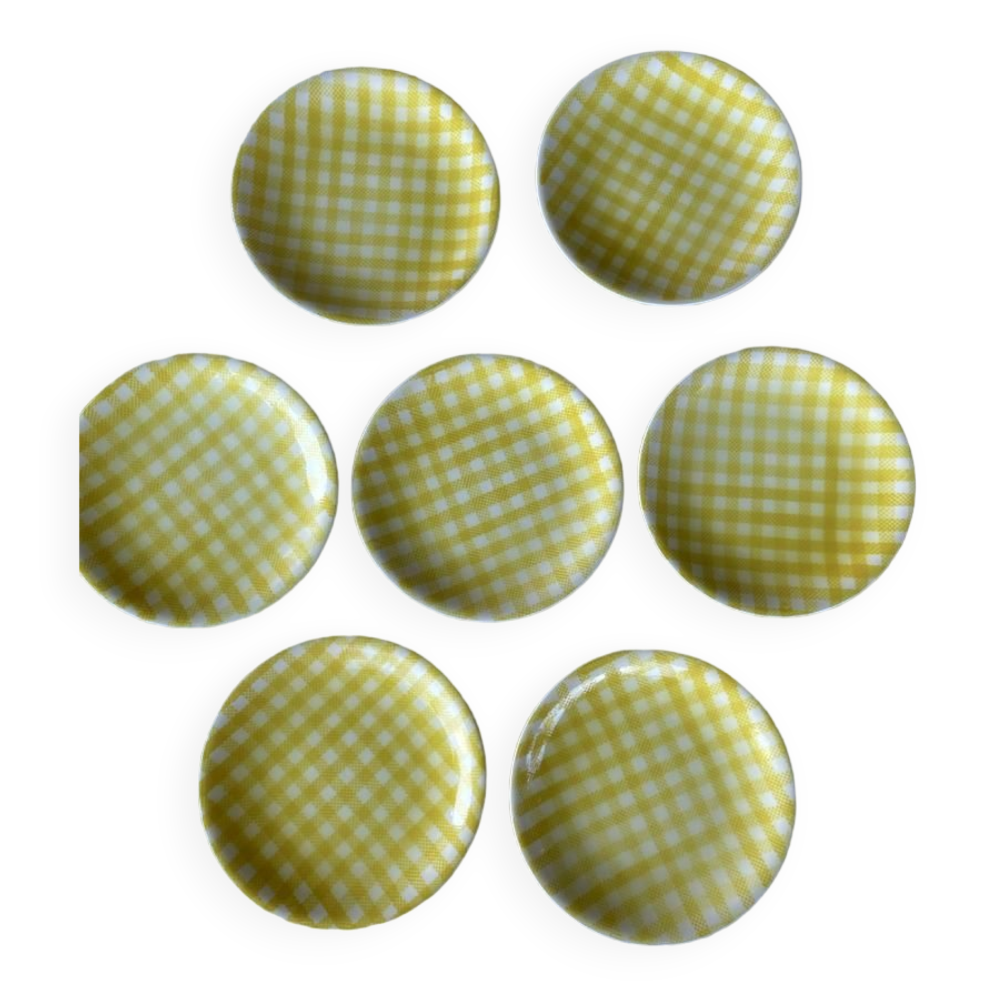 Set of 7 plates Salins Saint-Raphaël