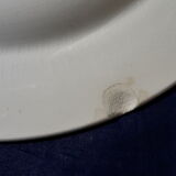 2 hollow plates made of earthenware from Lucien model Salins diam 24.5 cm