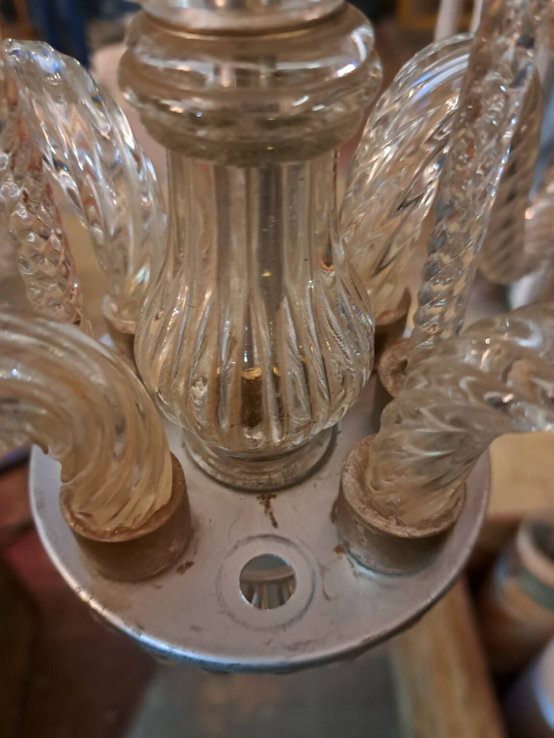 Murano crystal chandelier