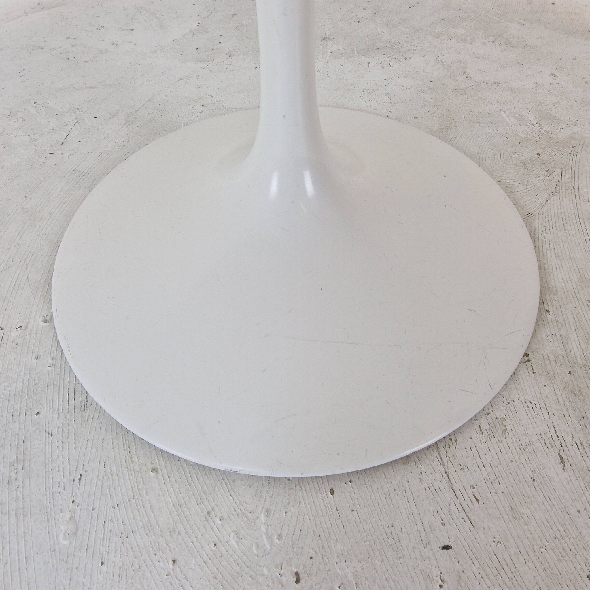 Knoll Marble Dining Table With 5 Chairs by Eero Saarinen, 1960s