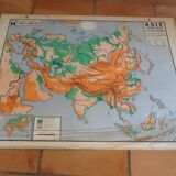 School N ° 14 Asia physical vidal-lablache map