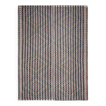 Vintage Turkish kilim handwoven 210x303 cm