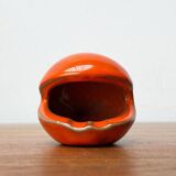 Whale Figurine Ashtray in Ceramic by Ceramica D'Arte, Salerno, Italy, 1970s