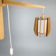Mid-centrury Wooden Wall Lamp by Drevo Humpolec, Czechoslovakia, 1960's