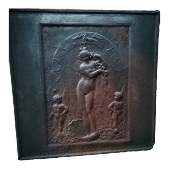 Fireplace plate 59x59 cm