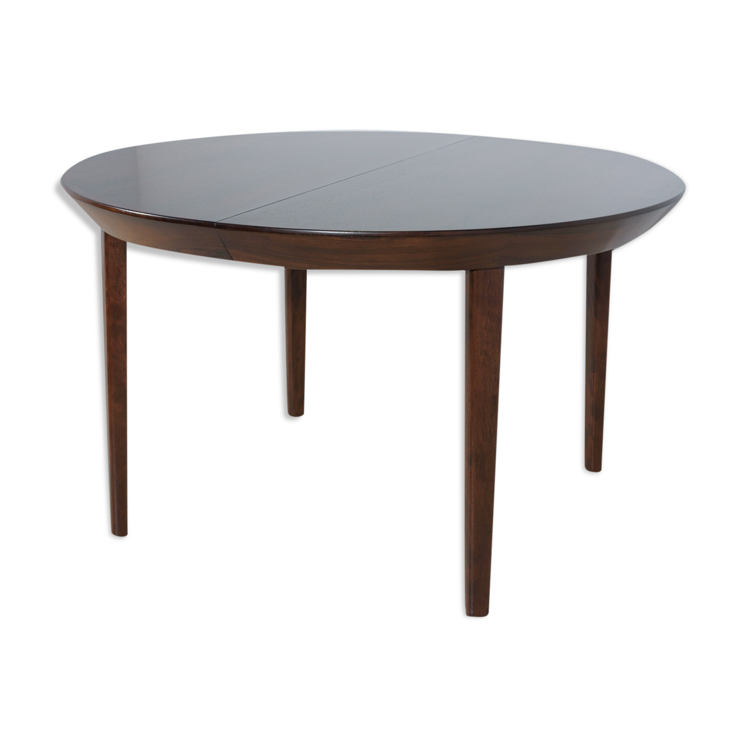 Mid-Century Rosewood Extendable Table by Ole Hald for Gudme Møbelfabrik, 1970s