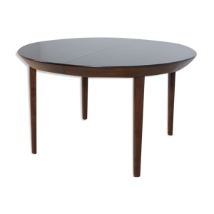 Table extensible en palissandre - milieu