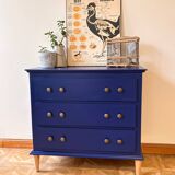 Night blue chest of drawers