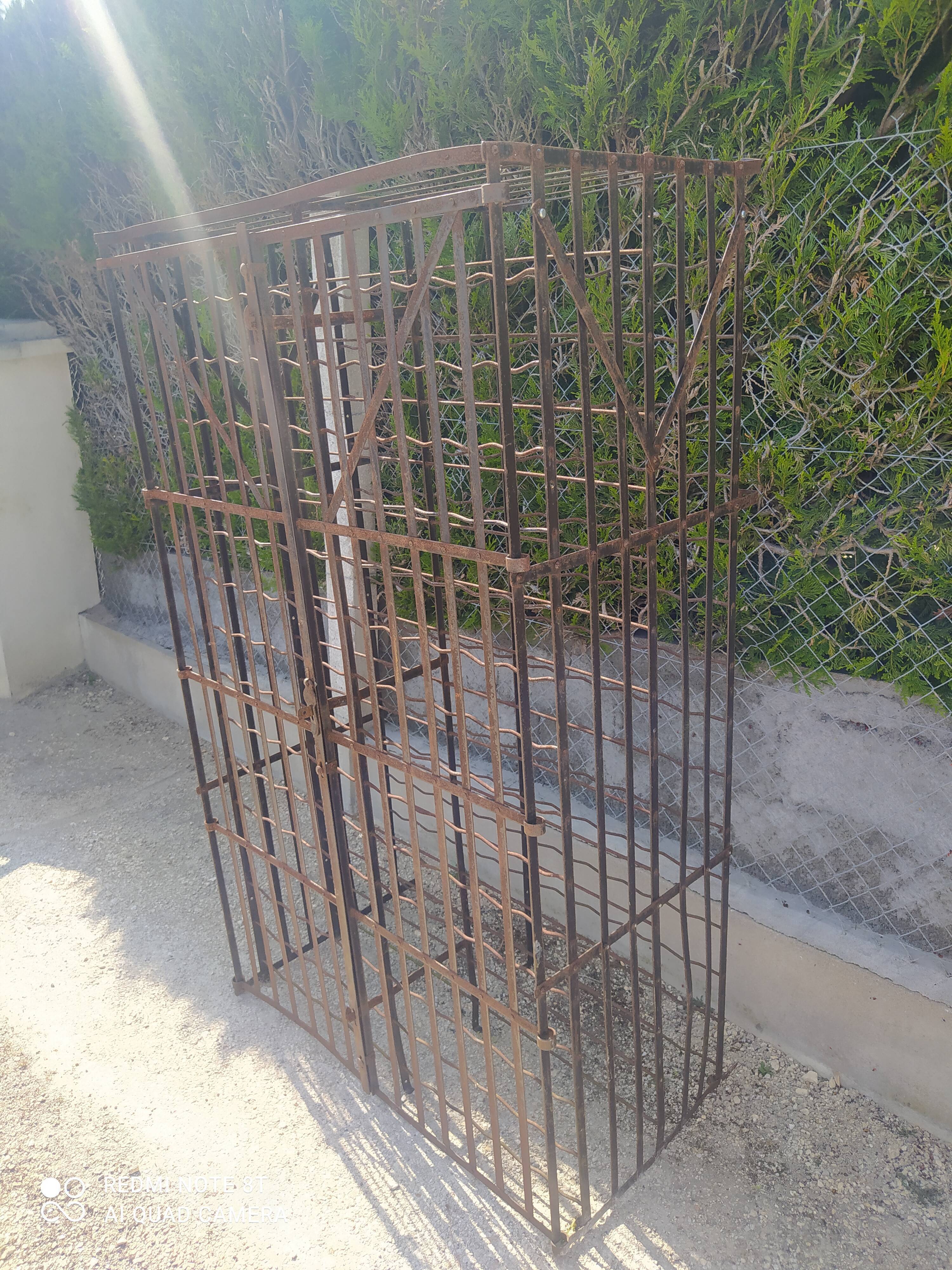 Bottle locker with doors