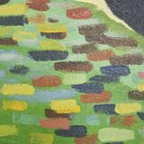 Landscape painting on canvas, early twenty-first century