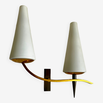 Opline & brass wall lamp