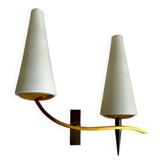 Opline & brass wall lamp