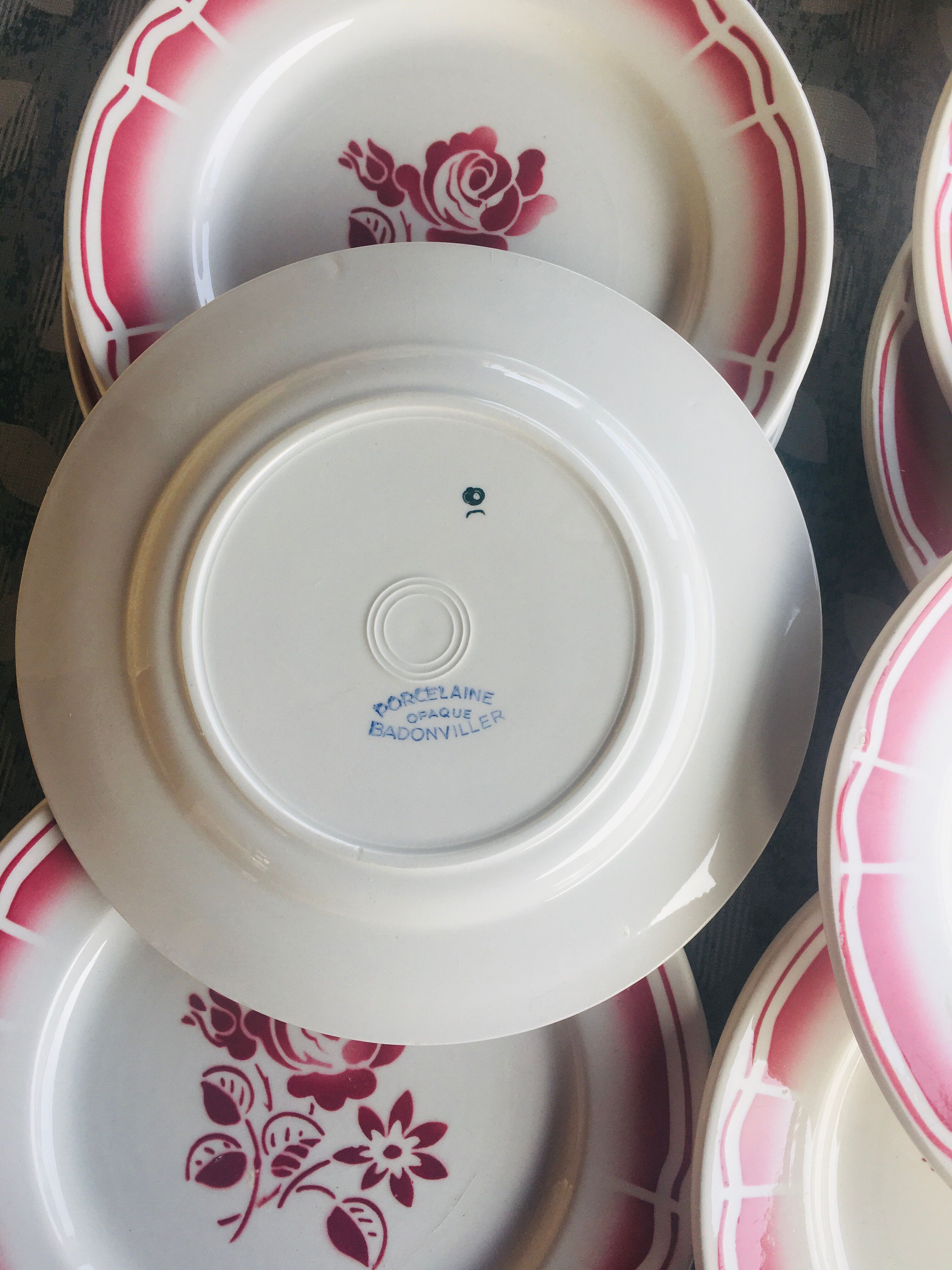 Dessert plates Badonviller