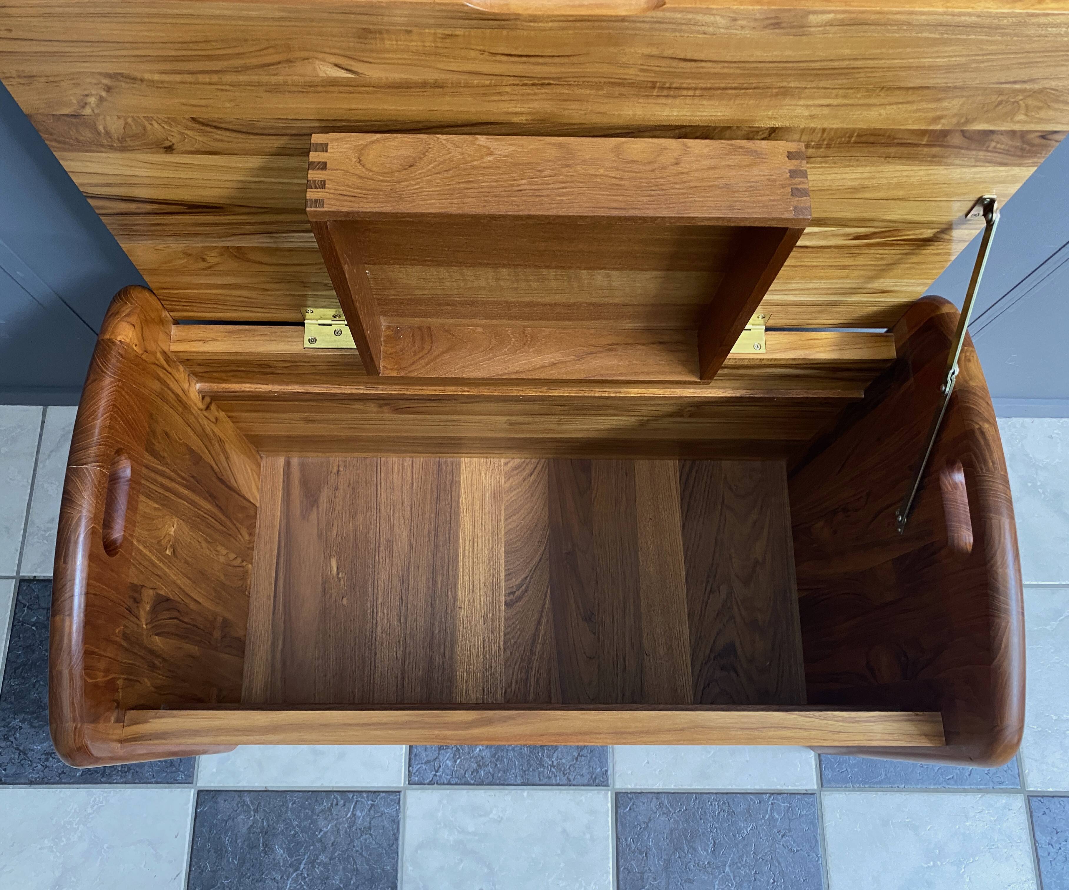 Teak chest by Toften Denmark