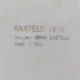 White plastic furniture kartell 4970 by anna castelli