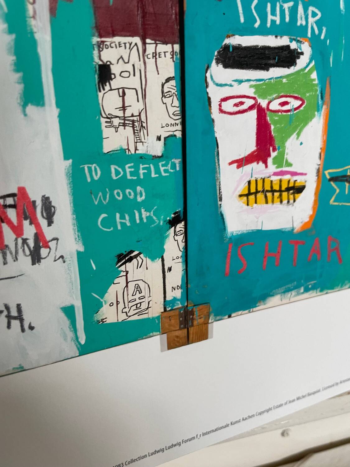 Jean Michel Basquiat (1960-1988), Ishatar 1983, publié par King McGaw, sous licence Arestar New York