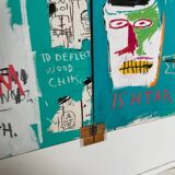 Jean Michel Basquiat (1960-1988), Ishatar 1983, publié par King McGaw, sous licence Arestar New York