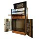 Vintage mid-century nathan “waterfall” art deco cocktail cabinet