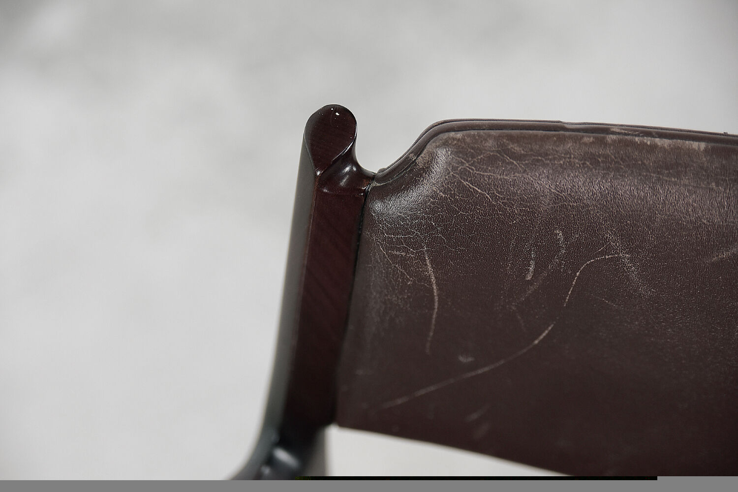 Brown leather executive chair by Arne Vodder, 1960