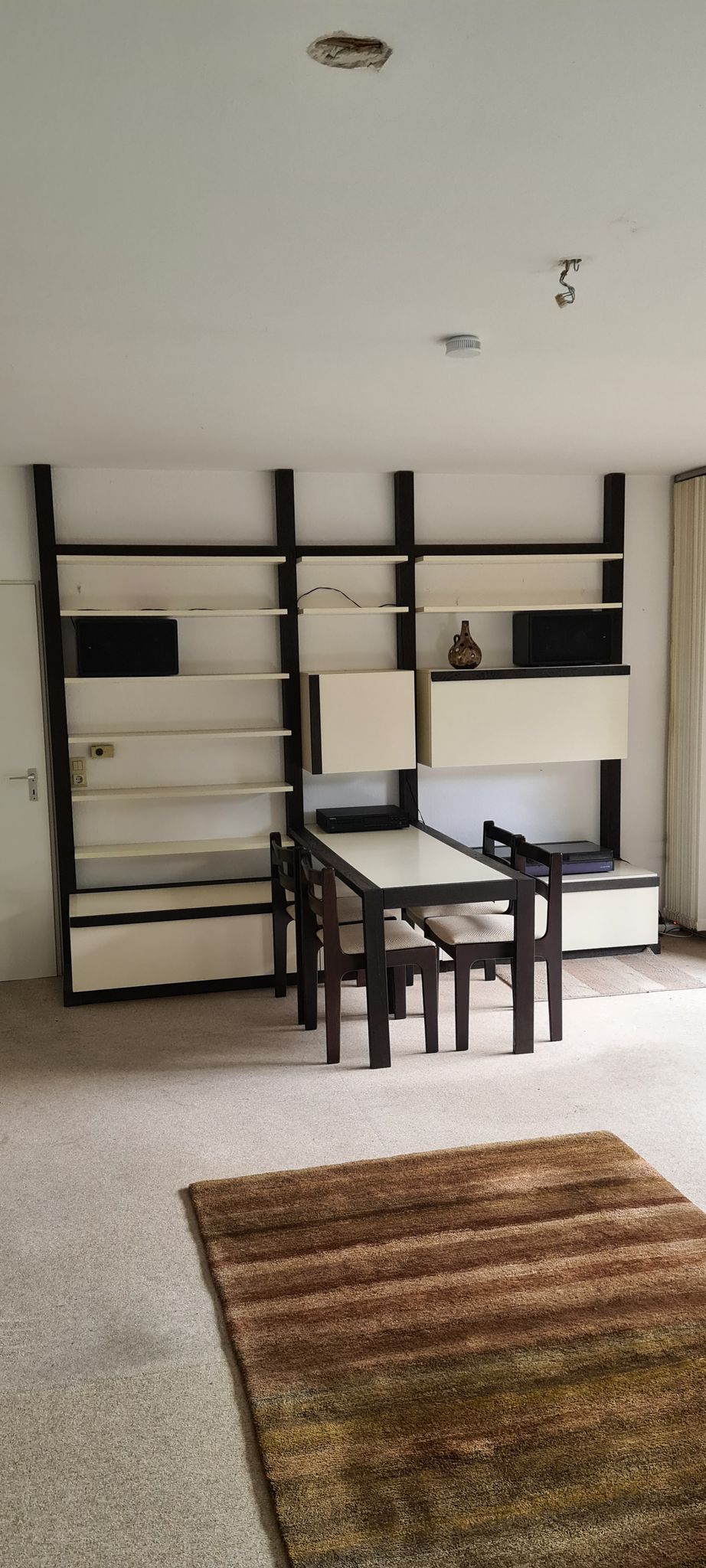 Vintage 70s wall unit and table "Neveada" bj J Penetenrieder