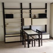 Vintage 70s wall unit and table "Neveada" bj J Penetenrieder