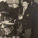 Jazz Band, images n/b des années 1940 sur de lourds panneaux de bois, 85 x 99 cm