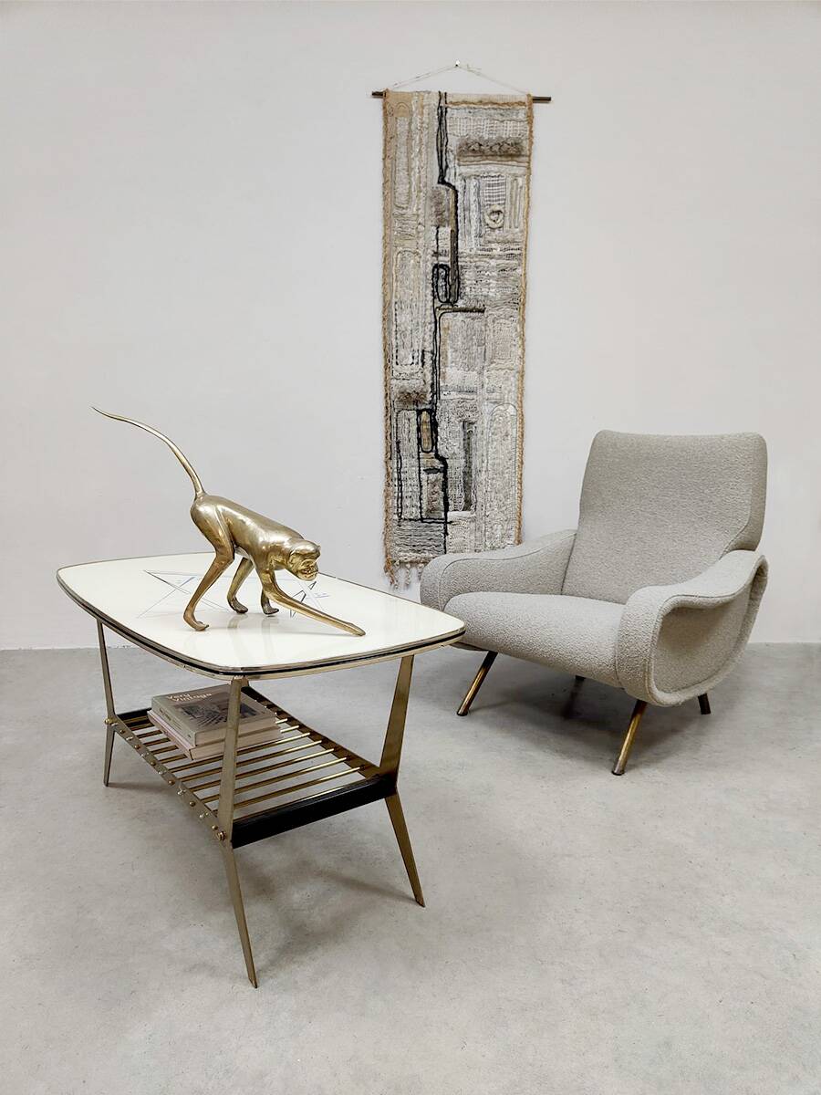 Midcentury Italian sixties design coffee table