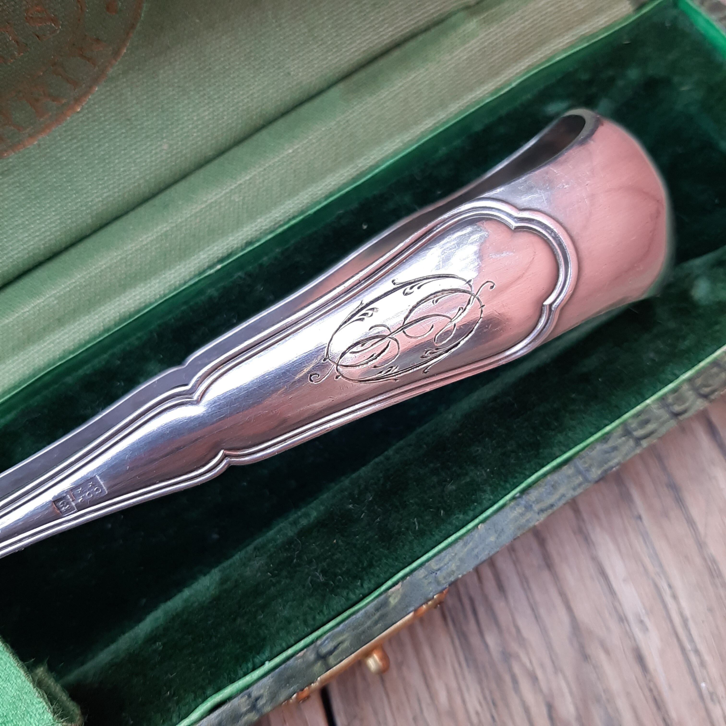 Pince à sucre plaqué argent