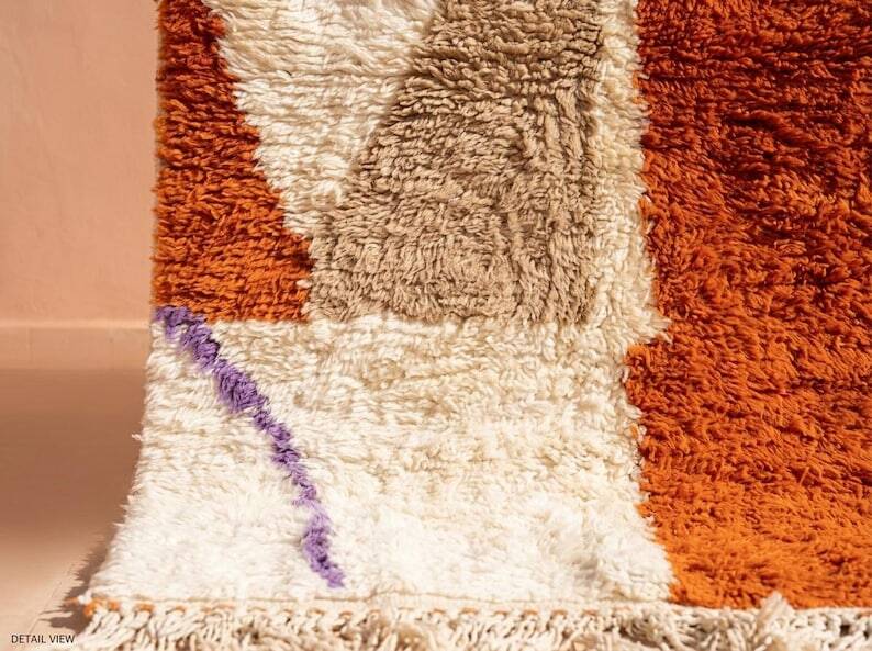 Handmade mini rug 100cm x 200cm