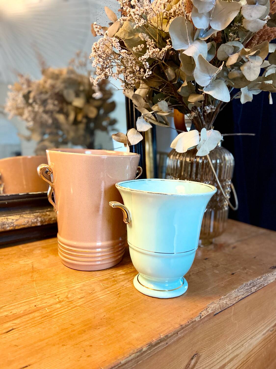 Very large porcelain vase no. 715 Velsen Sassenheim - circa 1950.