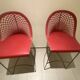 2 tabourets de bar MIJD Guapa rouge