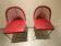 2 tabourets de bar MIJD Guapa rouge