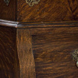 Oak cocktail cabinet early 1900