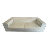 Designer leather sofa