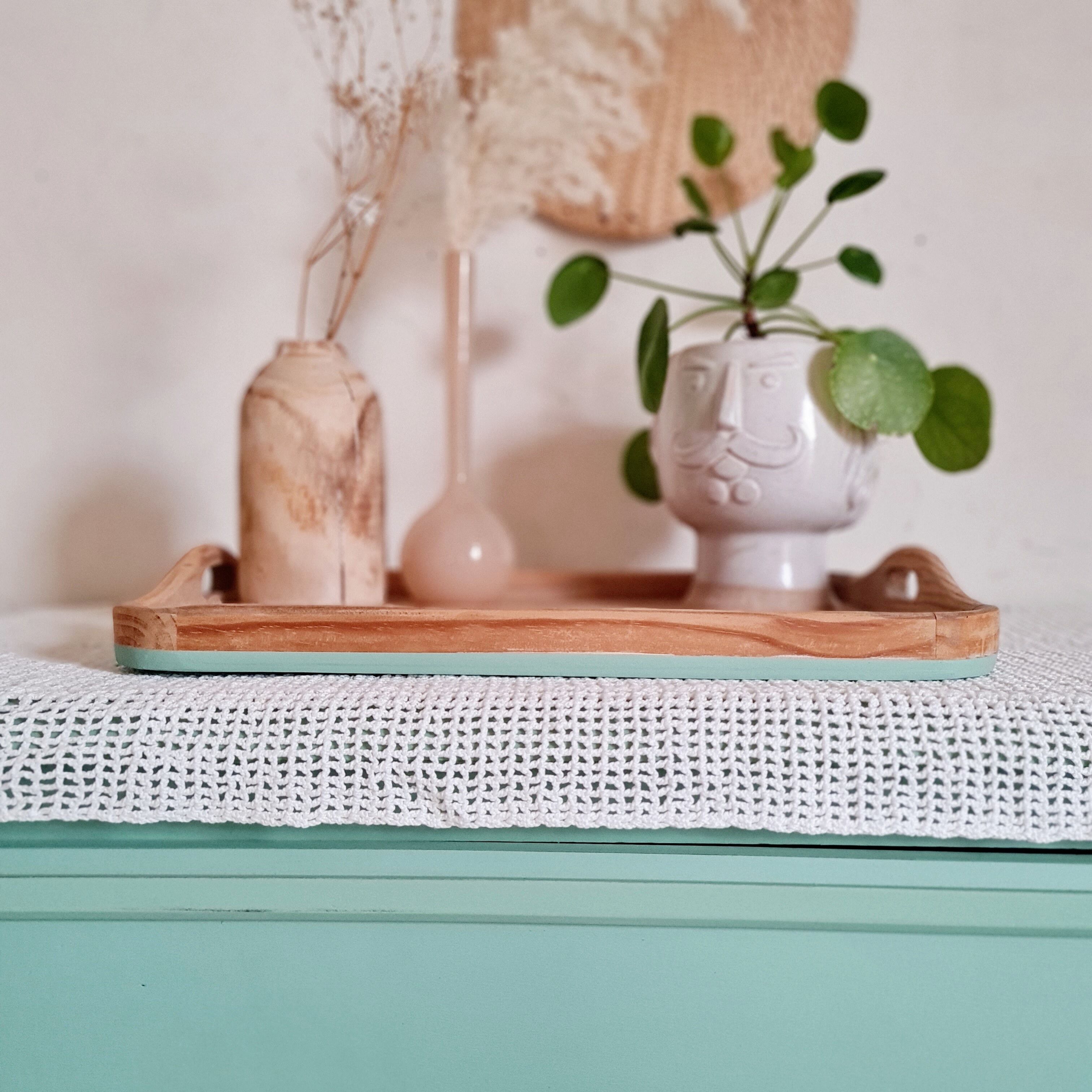 Old wood top with handles renovated