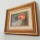 Oil painting on cardboard small format still life