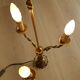 Bouillotte lamp in gilded bronze