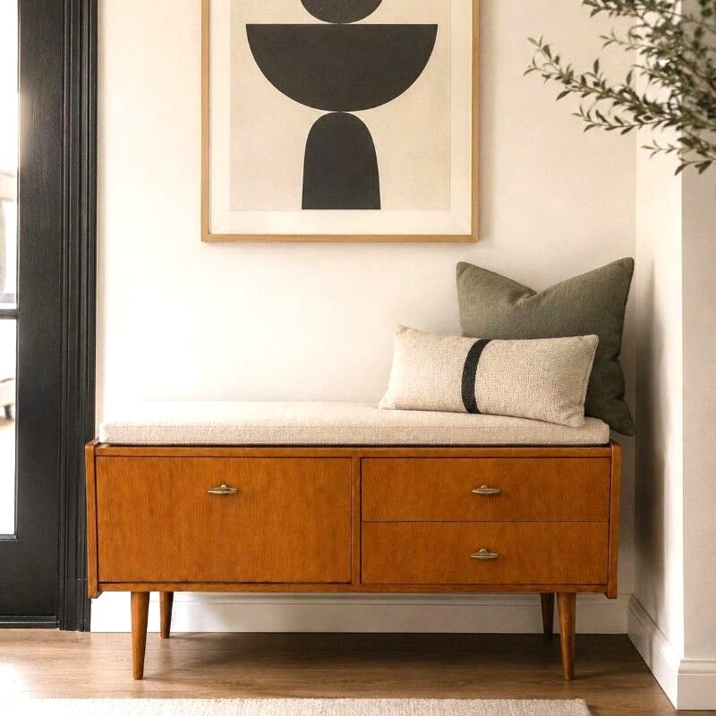 Vintage Scandinavian mini sideboard from the 1960s.