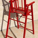 Folding high chair for children aged 2-4 years