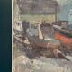 Original Swedish Oil On Canvas – “Boats” By Ingemar Stragnell – Signed – Vintage & Framed